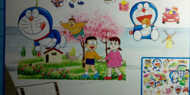Cara Membuat Hiasan Dinding Kamar Buatan Sendiri Doraemon - Edukasinewss