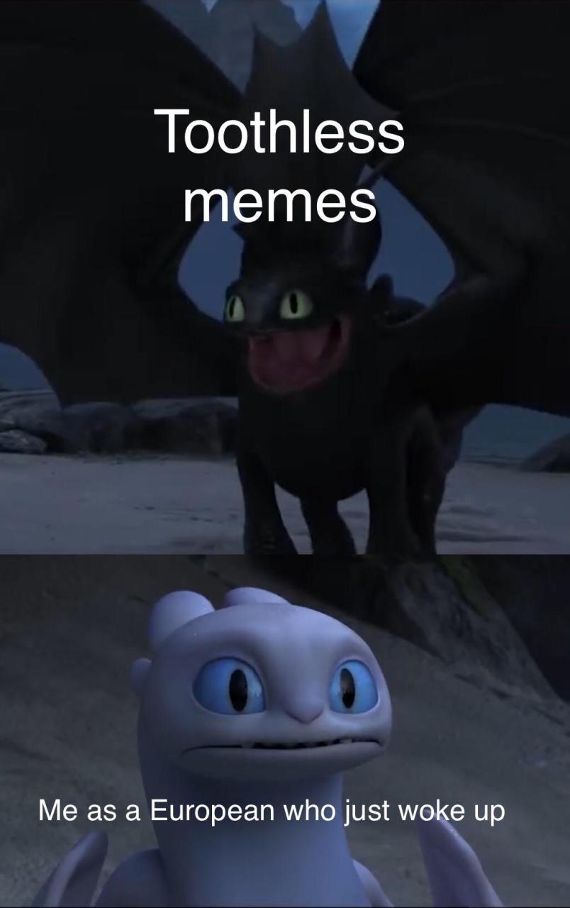 Toothless Meme